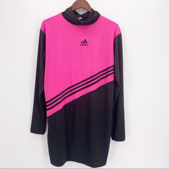 adidas long hoodie dress